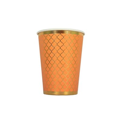 Moroccan Amber Party Cups - 10 pack