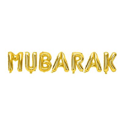 Globos metalizados Mubarak