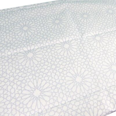 Geometric Table Cover - Grey