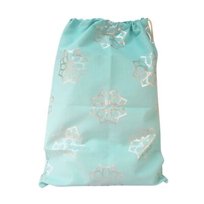 Luxury Eid Sacks - Blue & Silver Foil