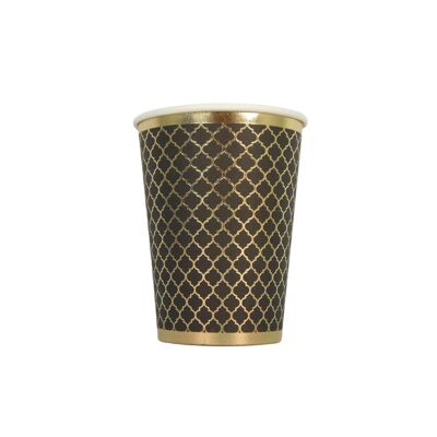 Moroccan Ebony Party Cups - 10 pack