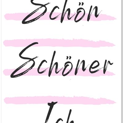 Postkarte "Schön"