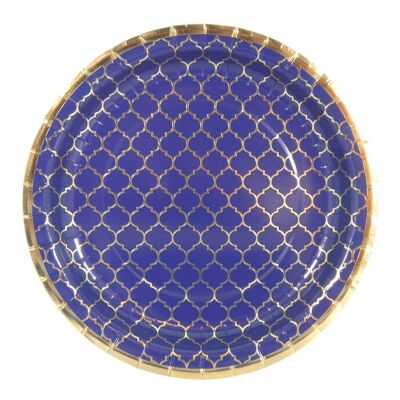 Assiettes de fête de la marine marocaine - paquet de 10