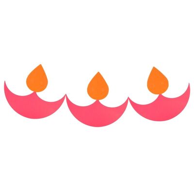 Diwali Diya Garland