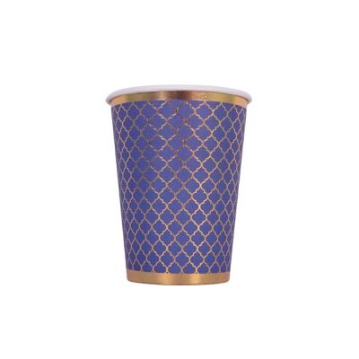 Moroccan Navy Party Cups - 10 pack