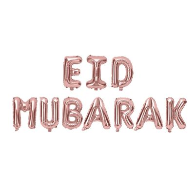 Globos de papel de Eid Mubarak