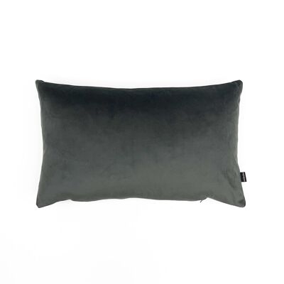 Coussin Velours Paris - Ardoise - Rectangle