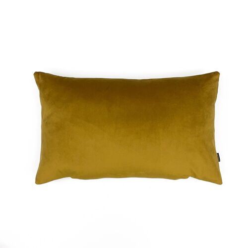 Paris Velvet Cushion - Mustard - Rectangle