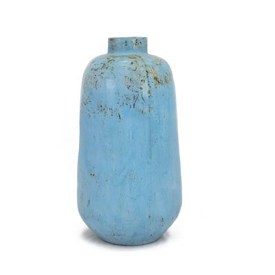 Mila Decorative Pot - Blue - Large