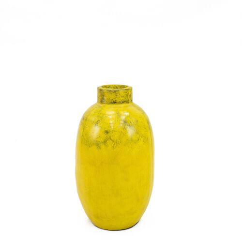 Mila Decorative Pot - Yellow - Small