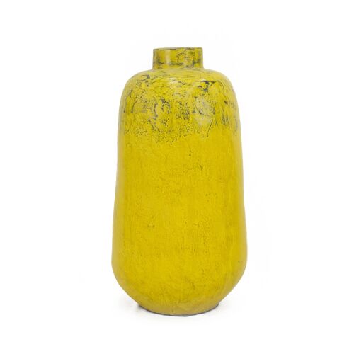 Mila Decorative Pot - Yellow - Large