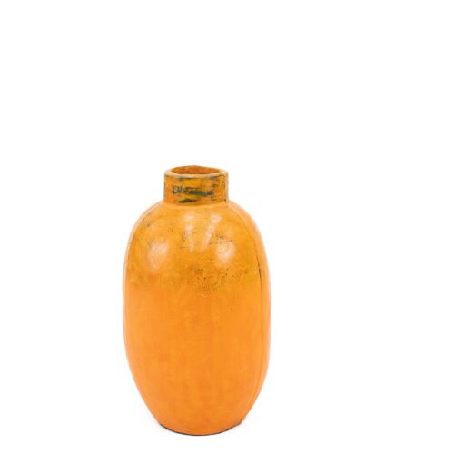 Mila Decorative Pot - Orange - Small