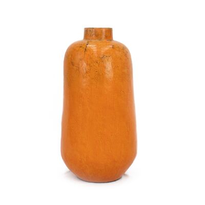 Mila Decorative Pot - Orange - Large
