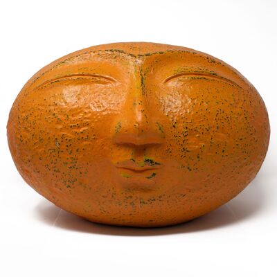 Pancho Decorative Head - Orange - Small