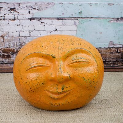 Pancho Decorative Head - Orange - Large
