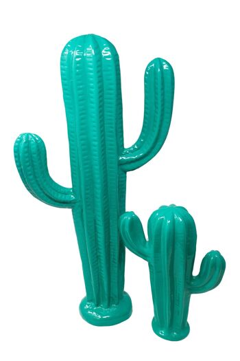 Cactus Néon - Turquoise - Grand 2