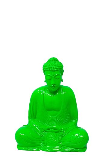 Bouddha Néon - Vert Fluo - X Large 2