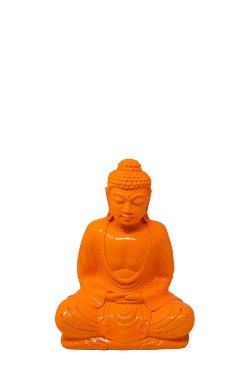 Neon Buddha - Fluoro Orange - Small