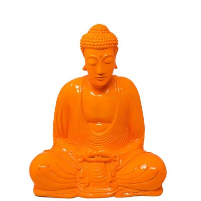 Bouddha Néon - Orange Fluo - Moyen