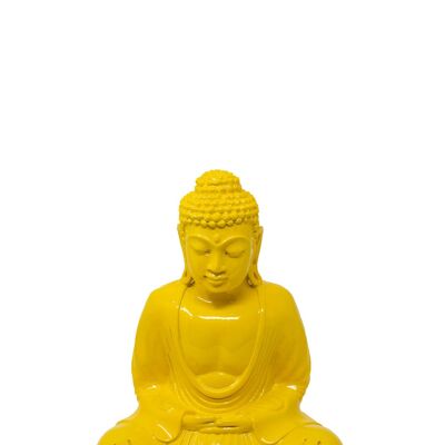 Neon-Buddha - Gelb - Groß