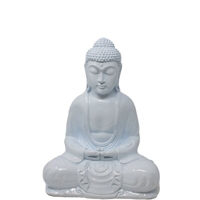 Neon-Buddha - Weiß - Groß
