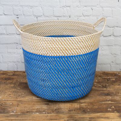 Santorini Basket - Blue - Large