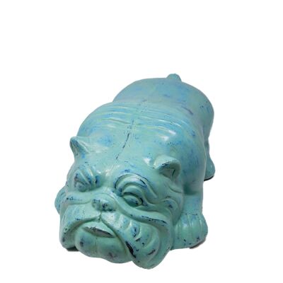 Carl the Bulldog - Turquoise - Small