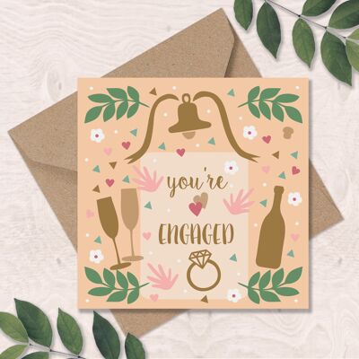 You're Engaged - Confetti and Bubbly