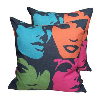 Coussin Visages 4