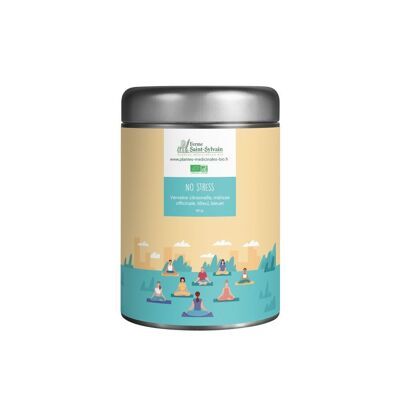 No stress 40g - Tisane BIO de verveine citronnelle, mélisse, tilleul