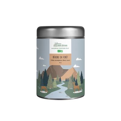 Rêverie en forêt 40g - Organic ash, eucalyptus, lime blossom herbal tea