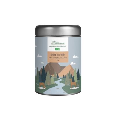 Rêverie en forêt 40g - Té orgánico de ceniza, eucalipto, tila