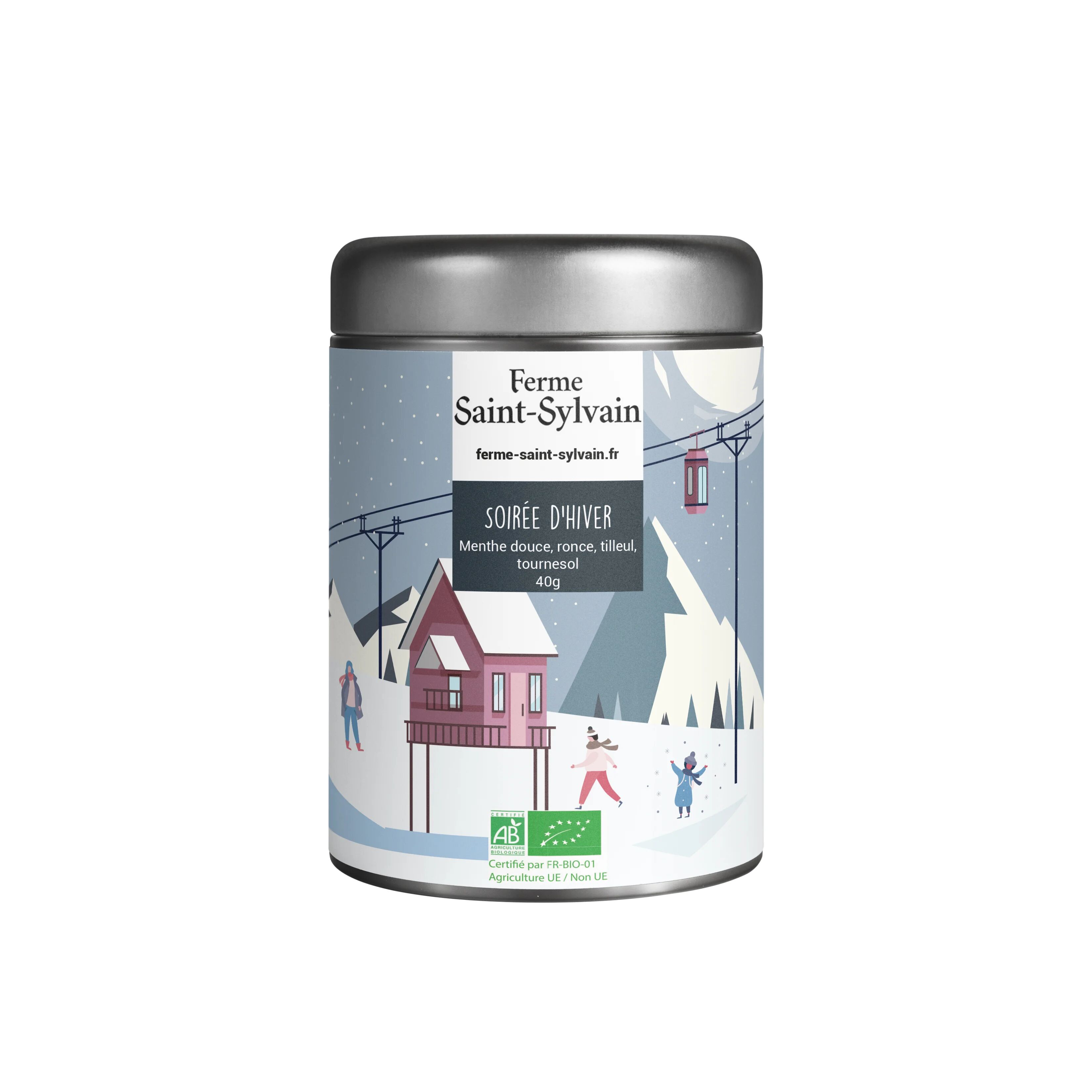 Organic Winter Evening Herbal Tea 40g – Warming & Herbal Infusion