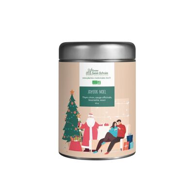 Merry Christmas 40g - ORGANIC herbal tea of lemon thyme, borage, sage