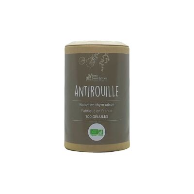 Anti-rust - 100 ORGANIC Hazelnut and Lemon Thyme Capsules - 100% vegetable
