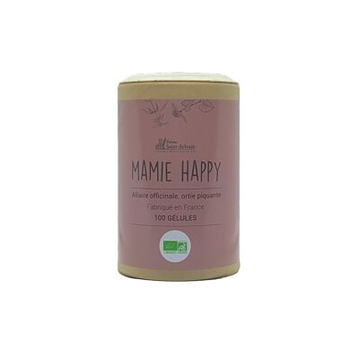 Mamie glücklich – 100 BIO-Kapseln Knoblauchsenf und Brennnessel – 100 % pflanzlich