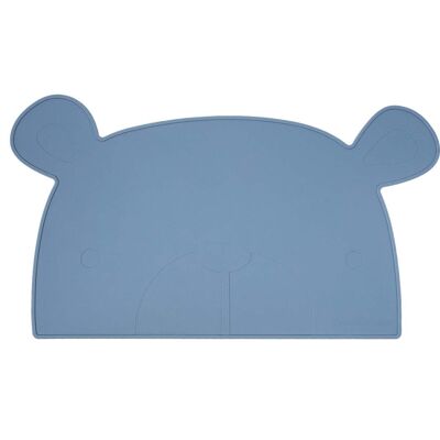 Lili the Bear Placemat Indigo