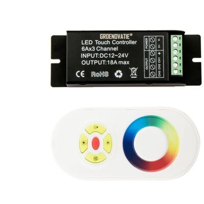 LED Strip RGB Controller Incl. RF Touch Afstandsbediening