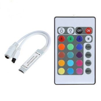 LED Strip RGB Controller Mini 24 Boutons avec télécommande IR