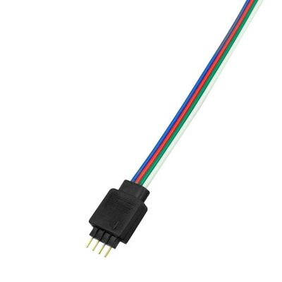 Connettore a scatto RGB per striscia LED maschio, 4 fili, senza saldatura