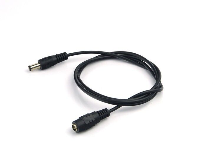 Câble d'extension d'adaptateur d'alimentation pour bande LED DC5.5 100cm