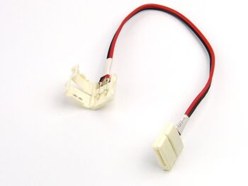 Connecteur à clic pour bande LED 2835 SMD étanche IP65, sans soudure