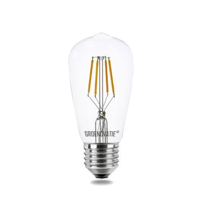 Lampada E27 Filamento LED Rustika 4W Bianco Caldo Extra Dimmerabile