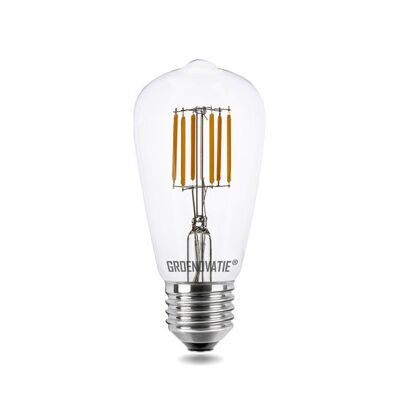 E27 LED Filament Rustikalamp 6W Extra Warm White Dimmable