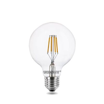 E27 LED Filament Globelamp 4W Warm Wit Dimbaar
