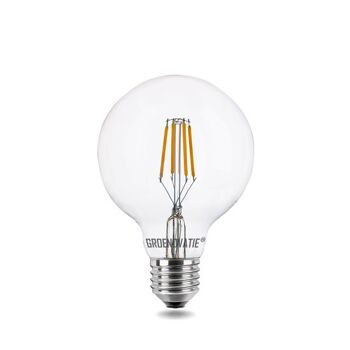 Ampoule Globe Filament LED E27 4W Blanc Chaud Dimmable