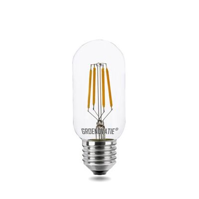 Lámpara de Tubo de Filamento LED E27 4W Blanco Extra Cálido Regulable