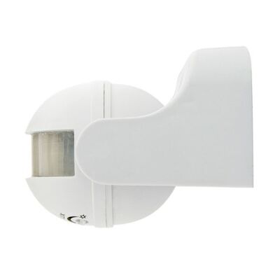 Detector de movimiento LED/Sensor montado en superficie inclinable, IP44, blanco