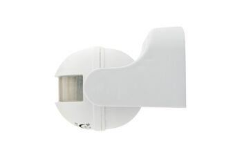 Détecteur/capteur de mouvement LED inclinable, IP44, blanc