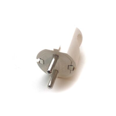 Power cord Plug 3-Pin White